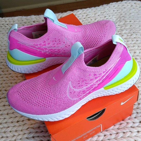 Nike Shoes New Nike Epic Phantom React Flyknit Pink Sz 65 Poshmark